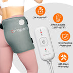 Comfytemp Heating Pad for Hip & Lower Back - Soothing Heat Wrap for Waist, Thigh & Hip Support, 3 Temperature Settings, 2H Auto-Off (Gray, S/M)