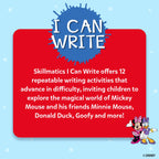 Skillmatics I Can Write Disney Junior Mickey Mouse - Reusable Preschool Learning Activities, Educational Toy and Game, Back to School Supplies, Gifts for Students, Kids, Toddlers Ages 3, 4, 5, 6
