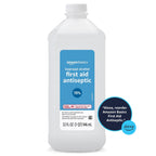 Amazon Basics 70% Isopropyl Alcohol First Aid Antiseptic for Treatment of Minor Cuts, Scrapes and Burns, Prevents Infection, Unscented, 32 fl oz, Pack of 6 (Previously Solimo)