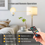 Brightown E26 Rechargeable Light Bulb with Remote and Timer