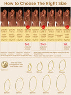 KeyStyle Hoop Earring for Women,90mm Extra Large Gold Lightweight Hoop