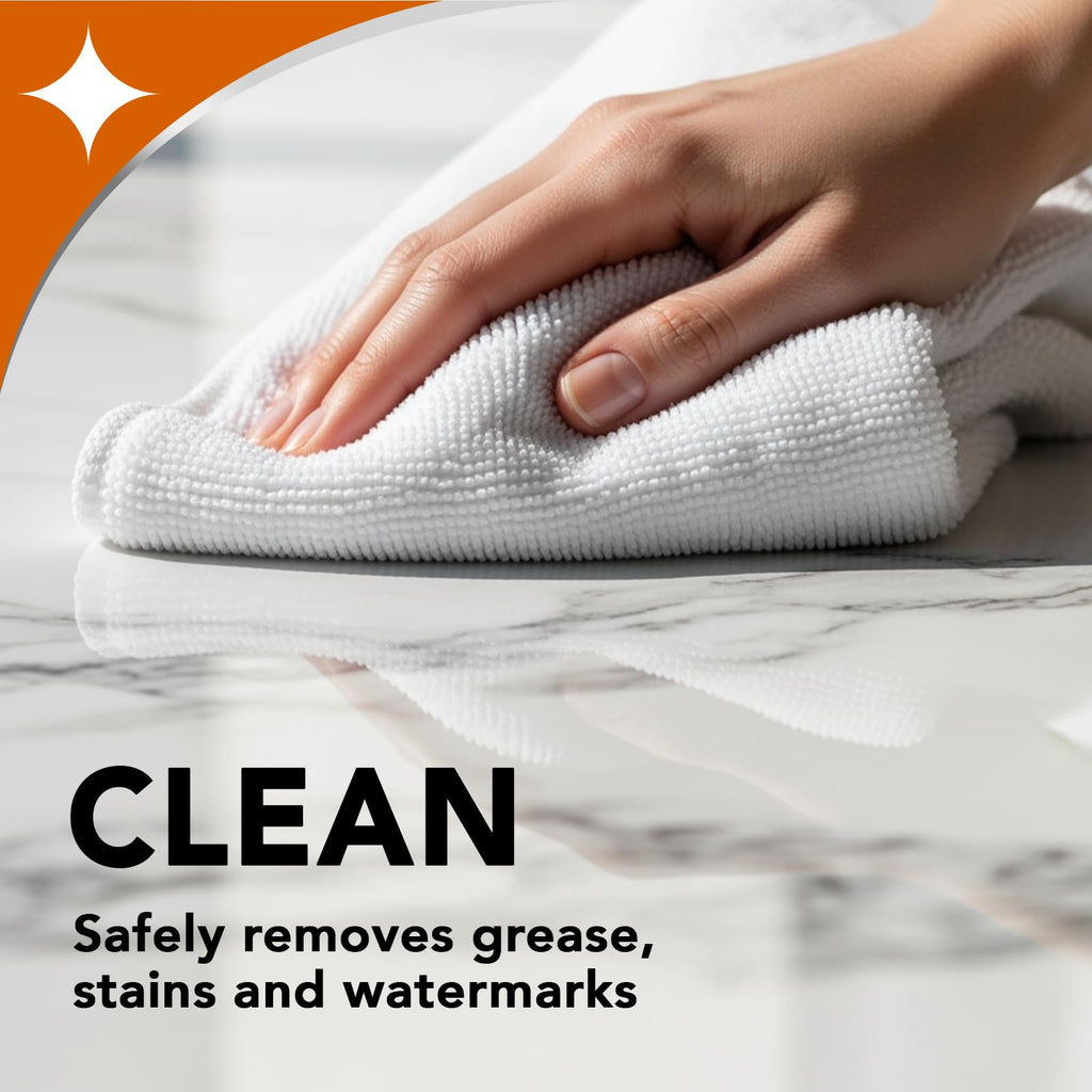 Weiman Granite and Stone Cleaner 3-in-1, Removes Grease, Stains & Watermarks, Streak-Free Formula with Stain Shield Technology, Safe on Marble, Quartz, Tile, Granite, Quartzite & Slate