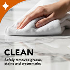 Weiman Granite and Stone Cleaner 3-in-1, Removes Grease, Stains & Watermarks, Streak-Free Formula with Stain Shield Technology, Safe on Marble, Quartz, Tile, Granite, Quartzite & Slate