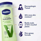 Vaseline Soothing Hydration 6-Pack – Intensive Care Moisturizing Hand and Body Lotion with Aloe, Ultra-Hydrating Lipids, 48 Hours of Moisture, 10 Oz Ea