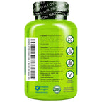 NATURELO Vitamin C with Organic Acerola Cherry Extract and Citrus Bioflavonoids - Vegan Supplement - Immune Support - 500 mg VIT C per Cap - Non-GMO - 90 Capsules