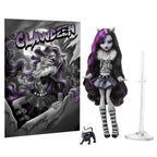 Monster High Reel Drama Doll, Clawdeen Wolf in Black and White, Collectible Reproduction with Doll-Size and Life-Size Posters, Horror Flick Theme