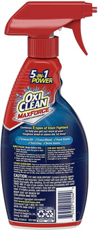 OxiClean Max Force 5 in 1 Power Laundry Stain Remover Spray, 12 oz - 2 PK