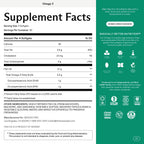 Needed. Prenatal Omega-3 - High Potency Dose of Sustainably Sourced Fish Oil, 1000mg DHA, 1000mg EPA, Encased in a Gelatin-Free, Plant-Based Softgel Shell