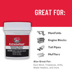 J-B Weld 37901 ExtremeHeat High Temperature Resistant Metallic Paste - 3 oz