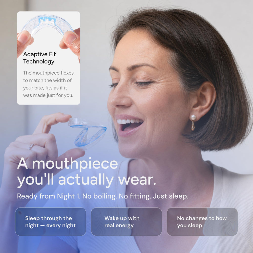 QuietLab Pro Anti-Snoring Mouthpiece - Adjustable Snoring Mouth Guard, Orthodontist Designed, No Boiling Required - BPA-Free Medical Grade - Designed for Nighttime Snoring Control