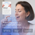 QuietLab Pro Anti-Snoring Mouthpiece - Adjustable Snoring Mouth Guard, Orthodontist Designed, No Boiling Required - BPA-Free Medical Grade - Designed for Nighttime Snoring Control