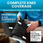 Vive Knee Ice Pack Wrap - Cold/Hot Gel Compression Brace - Heat Support Strap for Arthritis Pain, Tendonitis, ACL, Athletic Injury, Osteoarthritis, Women, Men, Running, Meniscus and Patella Surgery