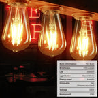 Brightown Edison Bulb, Dimmable 6W E26 LED Bulbs 60 Watts Equivalent Warm White, 6 Pack