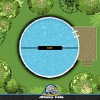 Rhino Pad 15 ft Round Pool Liner Pad for Above Ground Pools | Durable Puncture Resistant Under Pool Mat | Effortless to Install | Strong Eco-Friendly Padding | Extends Life of Swimming Pool Liners