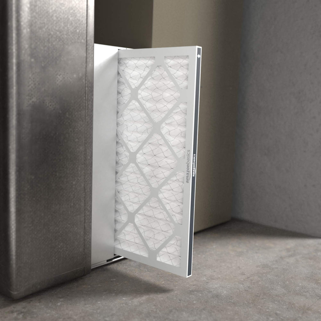 Amazon Basics 20x25x1 Air Filter 6-Pack, MERV 8 AC Furnace Filters, Removes Dust, Electrostatic, Allergen Control (Actual Size: 19.75" x 24.75" x 0.75")