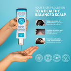 Seborrheic Dermatitis & Psoriasis Cream, Shampoo and Conditioner Set - Scalp Therapy System for Folliculitis, Psoriasis, Dandruff, Dry Scalp - Scalp Treatment to Relieve Itching, Flaking, Irritation