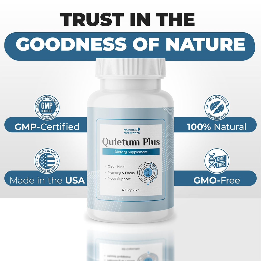 Quietum Plus – Herbal Extract Capsules – 60 Ct, 6 Month Supply