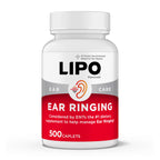 Lipo Flavonoid Ear Ringing - Doctor-Recommended for Ringing Ears – Clinically Proven Lemon Bioflavonoid Complex with Vitamins C, B1, B2, B6, B12, & Calcium - 500 Caplets