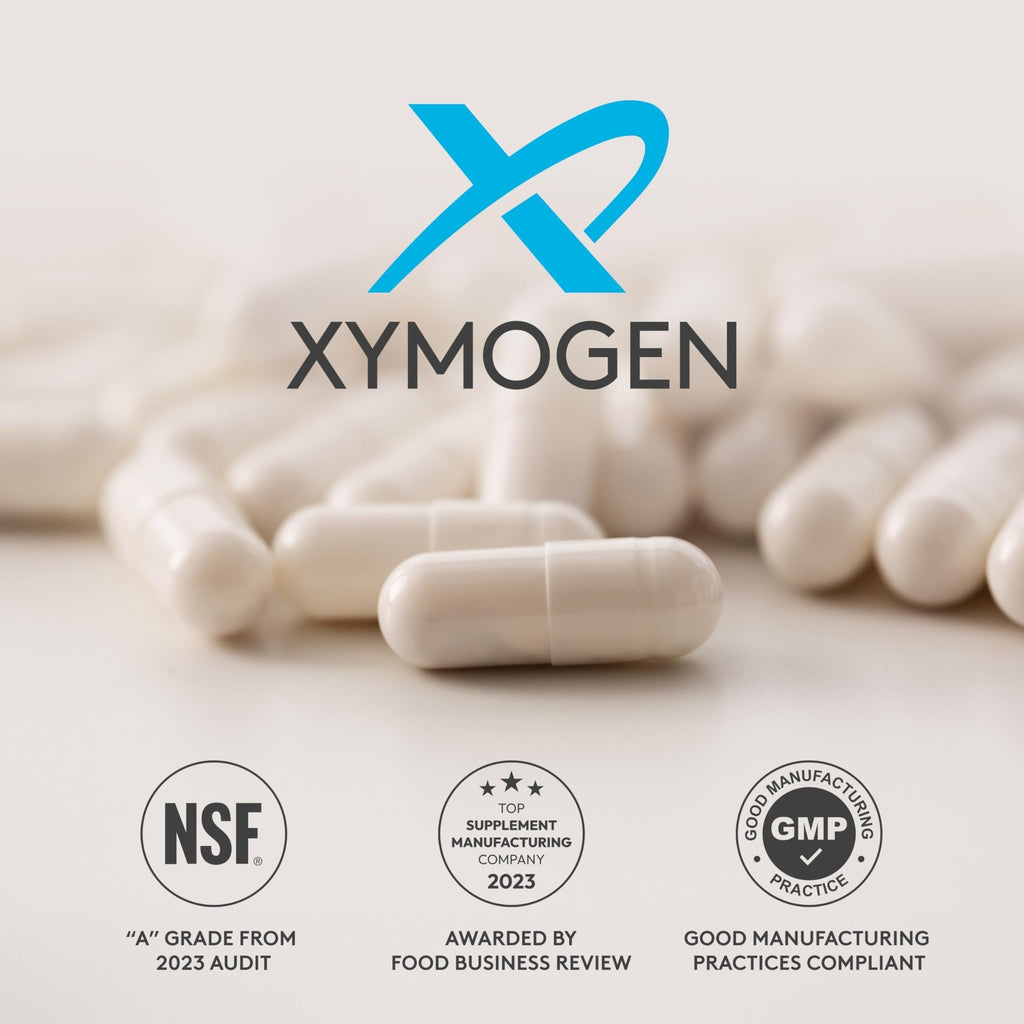 XYMOGEN Calcium D-Glucarate - Supports Endocrine Health & Liver Detox Pathways - Vegan, Gluten-Free & Non-GMO - 90 Capsules