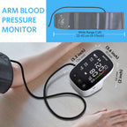 BESTEK Blood Pressure Monitor, Automatic Arm Blood Pressure Monitors for Home Use, Digital Large LED Voiced Broadcast BP Cuff Comfortable and Portable for Home Travel (9"-17" Adjustable)