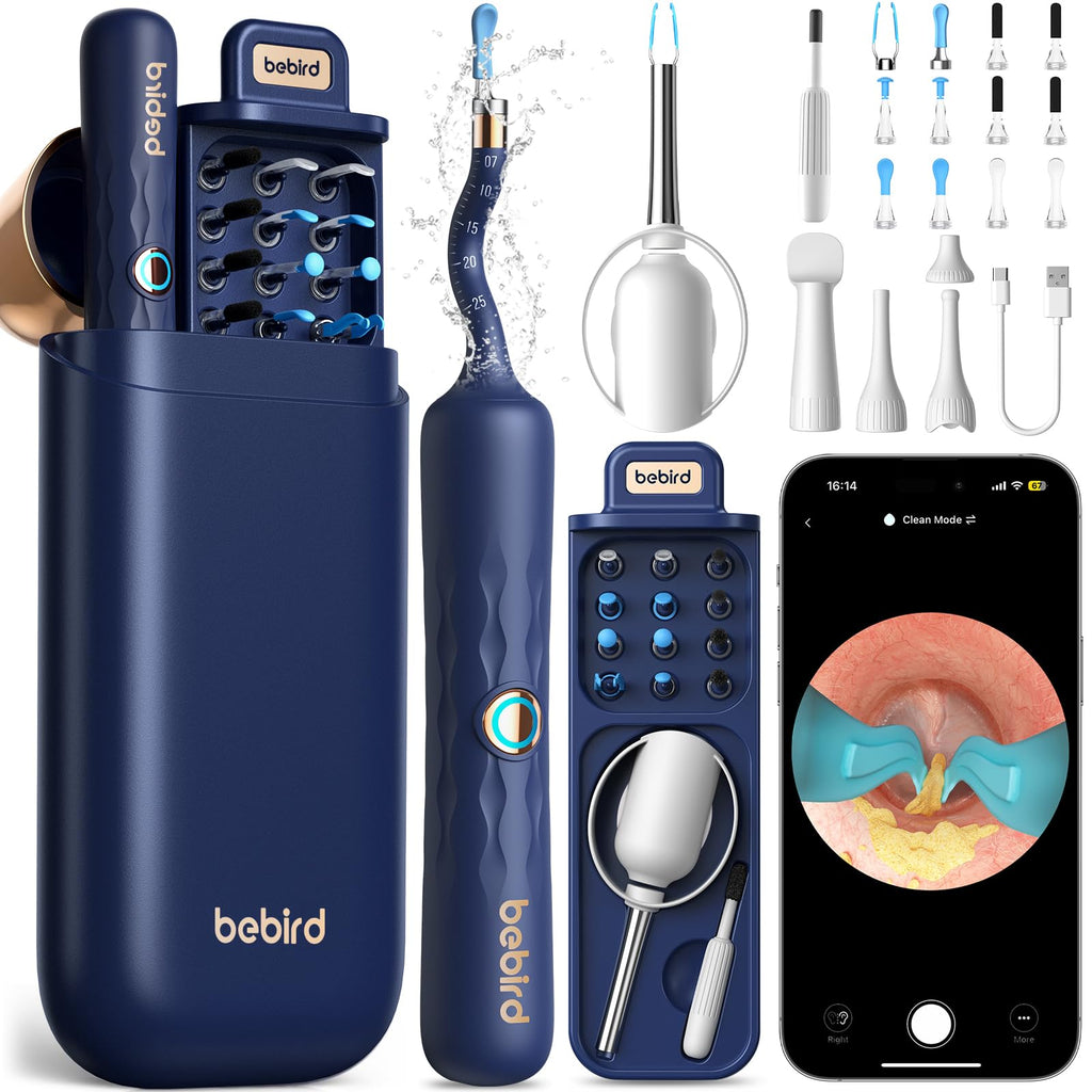 Bebird D39R Ear Wax Removal: Ear Camera with Storage Case&Painless Tweezers