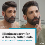 JUST FOR MEN Mustache & Beard Dye, Keratin, Dark Brown M-45 (3 Pack)