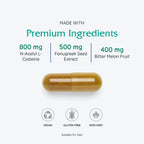 Vitanica Metabolic Manager - Herbal Supplement to Support Healthy Response - Dietary Supplement with Vitamin D - Vegan Antioxidant Supplement - Pro Logo - 120 Capsules