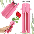 14 Pcs Mother's Day Rose Stripper Thorn Remover Tool Garden Pruning Shears Scissors Kit Leaf Stripping Tool Floral Gloves and Floral Tape Flower Stripper Kit Gift for Wedding Outdoor Gardening(Pink)