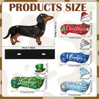 Anglechic 42 Pcs Interchangeable Dachshund Sign Wiener Dog Holiday Decor
