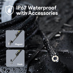 DEPSTECH 2K Endoscope Camera with Light, Dual Lens 2560P Phone Borescope