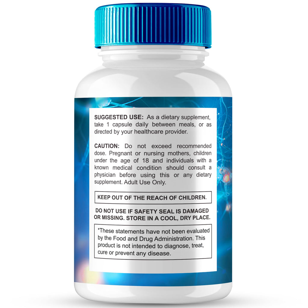 Nerve Alive for Nerve Pain Capsules, Nerve Alive for Neuropathy Supplement Pills, Nerve Health Support Advanced Formula - Maximum Strength, NerveAlive Natural Support Reviews (60 Capsules)