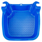 Biggun Anti-Skid Pool Foot Bath - No Inflation Need Foot Wash Rinse Basin Tub for Above Ground Swimming Pools Accessories, Pool Feet Cleaner Wash Tray Before Entering, Installed on Pool Ladder
