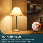 Linkind A19 LED Light Bulbs, 40 Watt Equivalent, 2700K Soft White 6 Packs