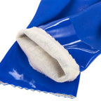 Juvale Rubber Dishwashing Gloves - Heavy Duty Rubber Gloves for Cleaning - Waterproof Kitchen Protection for Women - Cotton-Lined Grip Design - Large, Pack of 2, Blue