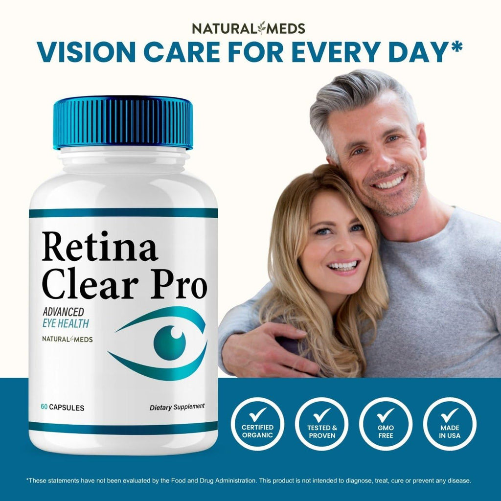 Retina Clear Eye Supplement - Retina Clear for Eyes Capsules - Maximum Strength, Advanced Formula All Natural Visual Wellness, RetinaClear Pro Reviews (5 Pack)