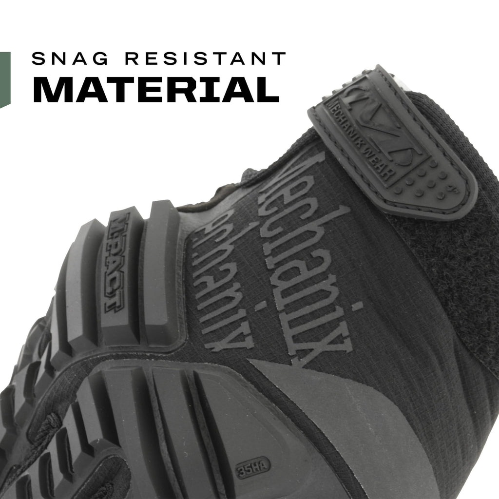 Mechanix Wear: M-Pact Covert Tactical Gloves with Secure Fit, Touchscreen Capable Safety Gloves for Men, Work Gloves with Impact Protection and Vibration Absorption (Black, Large)