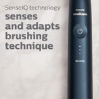 Philips Sonicare DiamondClean 9900 Prestige Electric Toothbrush - with SenseIQ Technology and Advanced AI App, 5 Brushing Modes, 3 Intensity Levels, Charging Travel Case,Midnight Blue, Model BD9002AZ