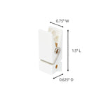 Command Spring Clips, Plastic, Quartz, (17089Q-8ES), Great for Dorm Décor, 8