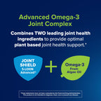 Osteo Bi-Flex Advanced Omega-3 Joint Complex, Plant-Based Algae Oil, Joint Support Supplement, 80 Count Softgels