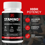 Staminox Pills Official Staminox Supplement Advanced Strength Formula for Overall Health and Wellness Support, Multivitamin Maximum Strength with Natural Herbal Ingredients, Made in USA (60 Capsules)