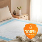 CLEAN SPACES 30" x 36" 50 Count Super Absorbency Disposable Bed Pads for Adults, Leakproof Quick Drying Underpads for Adults Baby Puppy, Incontinence Pads, Puppy Pad Dog Training Pee Pads