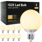 TJOY G25 LED Globe Light Bulbs, Vanity Bulb for Bathroom 40W Equivalent