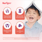 MaryRuth's Organic Toddler Multivitamin Gummies | Ages 4+ | Vitamin A, C, D, E, B6, B12, Biotin, Iodine, Zinc | Immunity | Bone & Teeth Health | Skin & Vision Support | Vegan | Gluten Free | 60 Count