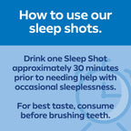 Dream Water Sleep Shots (12 Count) Sleep Aids for Adults - 5mg Melatonin, GABA, 5-HTP - Natural Snoozeberry Flavor (Blue Raspberry) - Liquid Melatonin Supplement - Zero Sugar & Gluten Free - 2.5 oz