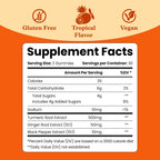 BeLive Turmeric Gummies - Curcumin with Black Pepper & Ginger Extract - 500 mg of Turmeric and Ginger Supplement for Immune Support, Healthy Skin, and Mobility - Tropical Flavor | 60 Count
