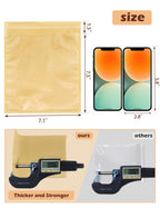 200 Self Sealing Sandwich Bags with Window, Paper Cookie Bags with Seal, Grease Resistant To Go Bakery Sleeves for Packaging Bagels, Donuts, Scone, Brownie, Small Pastries and other Treats