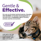 RenaSan Animal Antiseptic Ear Drops – Ear Disinfection, Kills bacteria, Stops Odours, Scratching & Discomfort, Anti-fungal (Yeast), Veterinary-grade, for Dogs, Cats & all other animals (100ml)