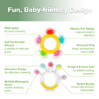 Haakaa Silicone Teether Combo, Baby Freezer Teething Toys, 2 Pack