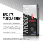 Hydroxycut Advanced - 60 Rapid-Release Liquid Capsules - Thermogenic Calorie Burn, Maximize Energy - for Women & Men