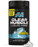 Muscletech HMB Supplements 1000mg, Clear Muscle (42 Liquid Softgels) - Highest Grade HMB for Lean Muscle & Recovery-HMB Free Acid Muscle Supplement-Help Decrease Muscle Breakdown - Packaging May Vary